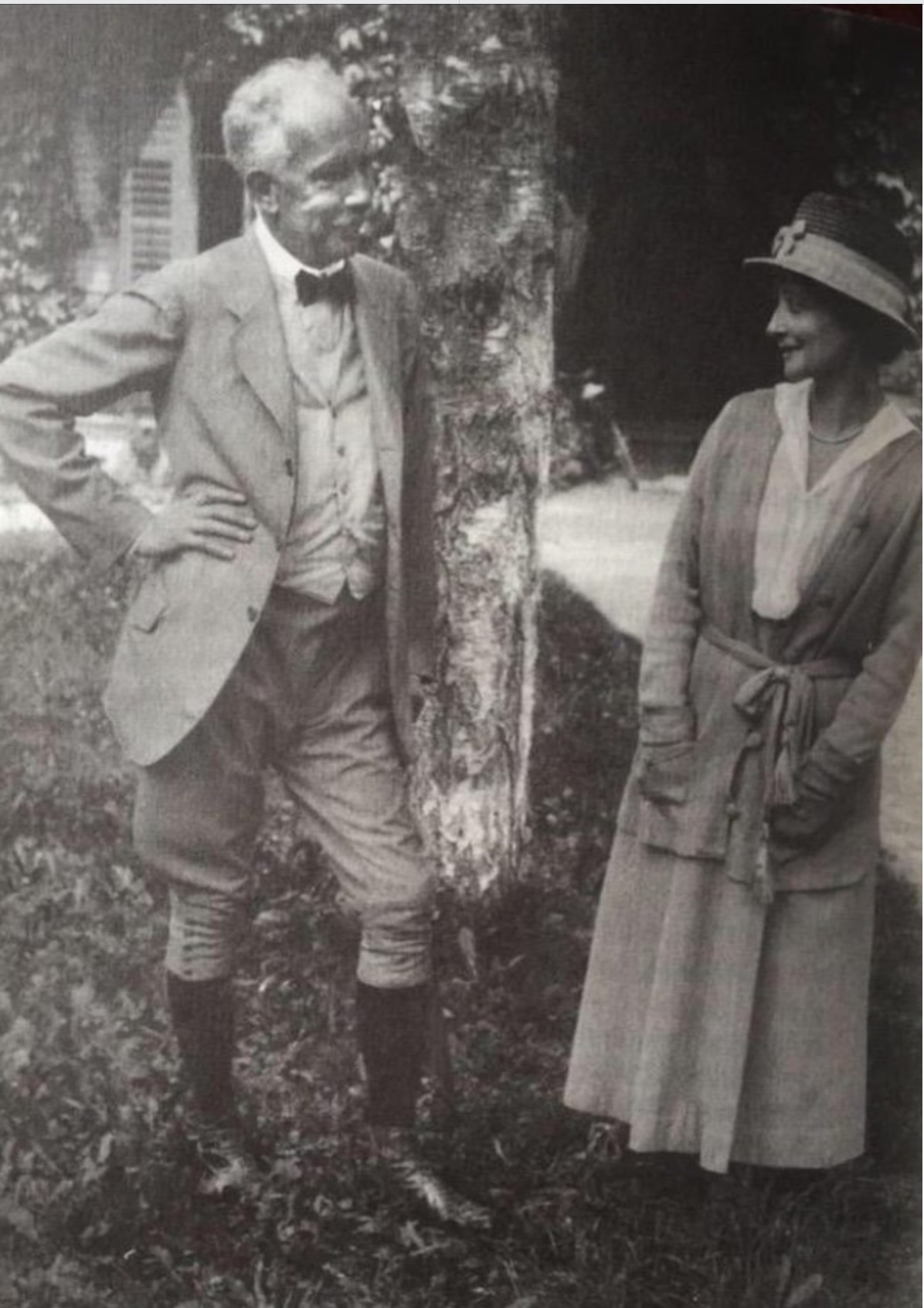 Richard Strauss und Irene Hellmann in Aussee