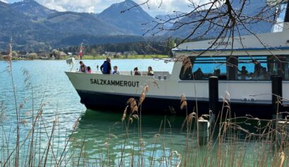 Wolfgangseeschiff in der Station Ried